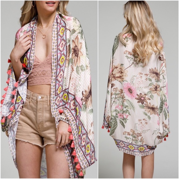 BellanBlue Tops - Kimono Cover up listing for live sale